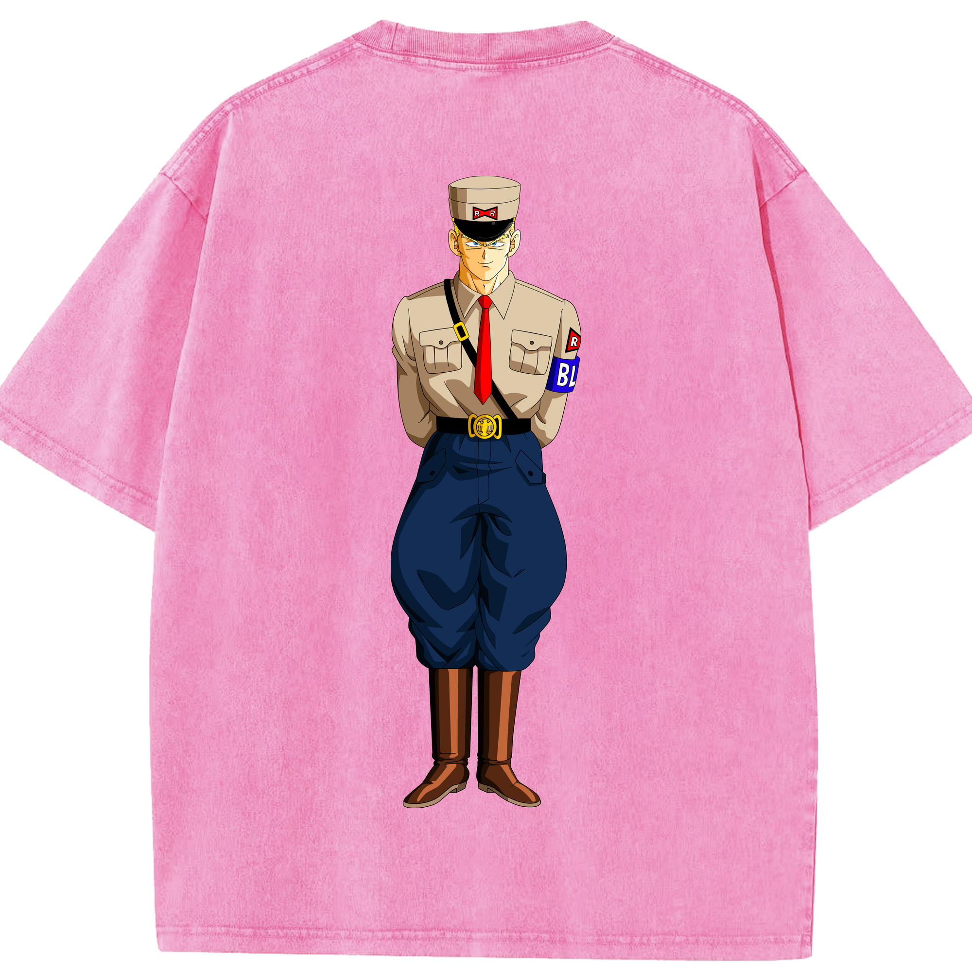 （画像用） ドラゴンボール DRAGON BALL 綿100% ヴィンテージ風 半袖Tシャツ（背面プリント）